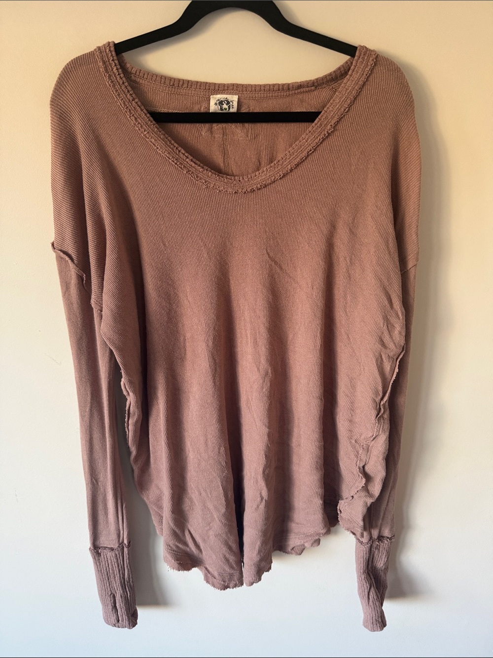 999. WE THE FREE RIBBED LONGSLEEVE